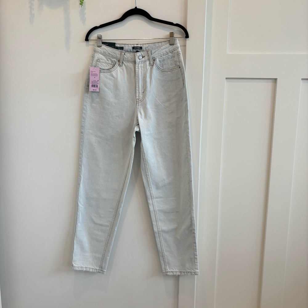 wild fable High-Rise Straight Jeans in Light Wash